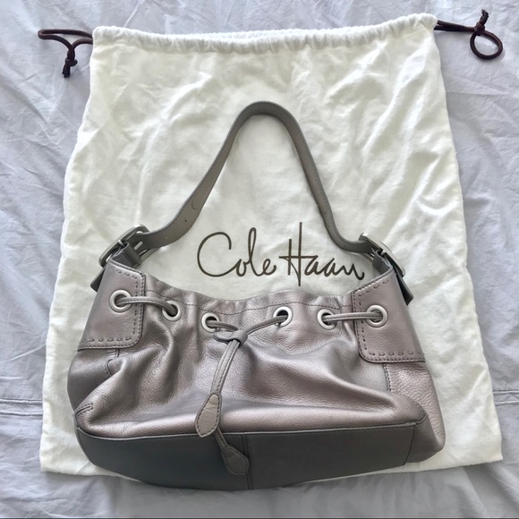EUC Cole-Haan leather handbag with dustbag. - Picture 5 of 8